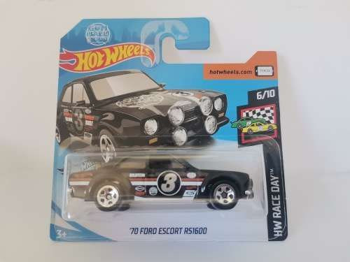 Hotwheels `70 Ford Escort RS 1600 (carded)