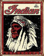 Indian Motorcycle 1901 Logo - Tin Sign - Low Starting Price!
