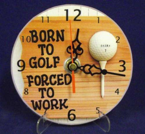 Golf CD Clock