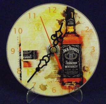 Jack Daniels Bottle CD Clock - Low Starting Bid