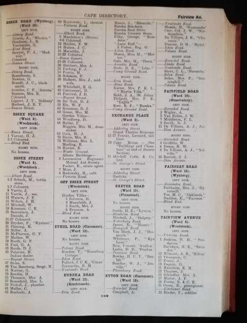 Donaldsons Cape Peninsula Directory (1931)