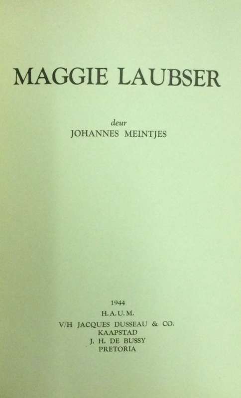 Maggie Laubser. c.1944.