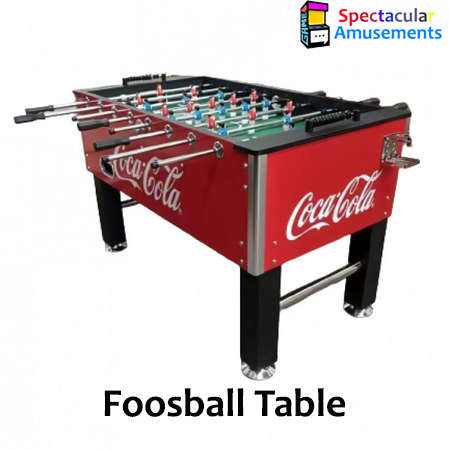 Foosball Soccer Table Coke Brand