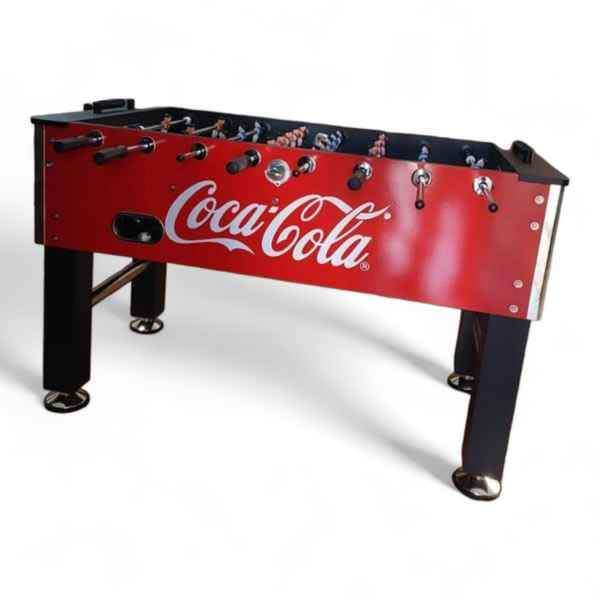 Foosball Soccer Table Coke Brand