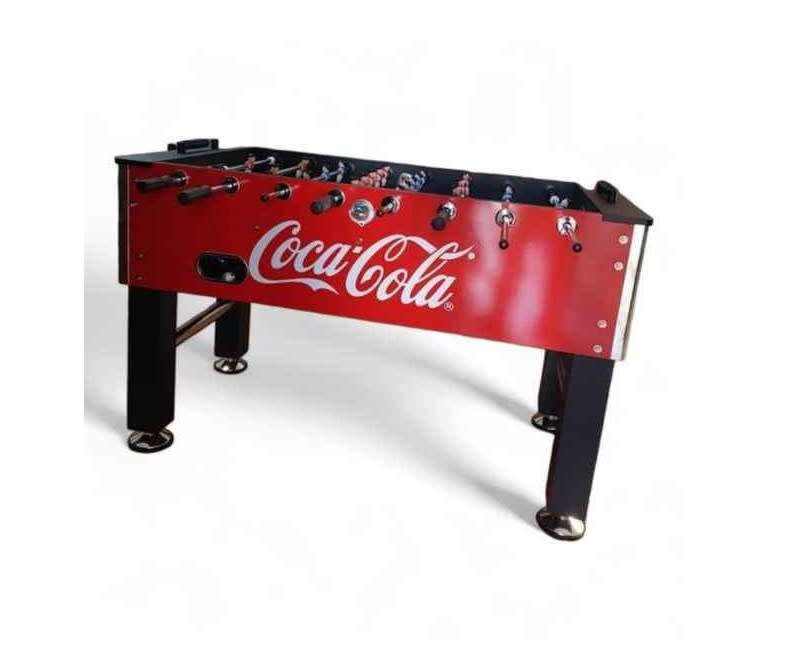 Foosball Soccer Table Coke Brand