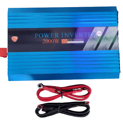 2000W Pure Sine Wave Power INVERTER - 12V DC TO 220V AC