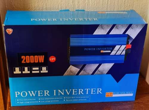 2000W Pure Sine Wave Power INVERTER - 12V DC TO 220V AC