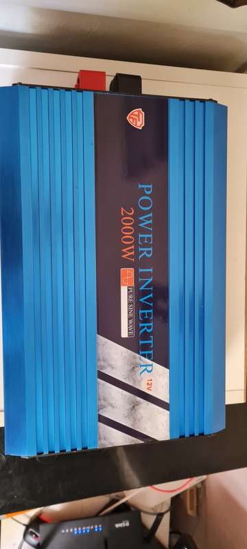 2000W Pure Sine Wave Power INVERTER - 12V DC TO 220V AC
