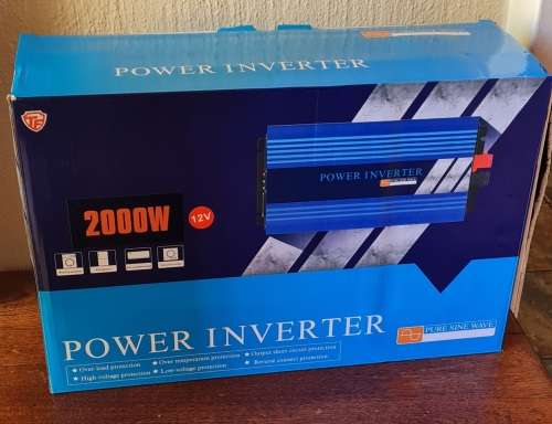 2000W Pure Sine Wave Power INVERTER - 12V DC TO 220V AC