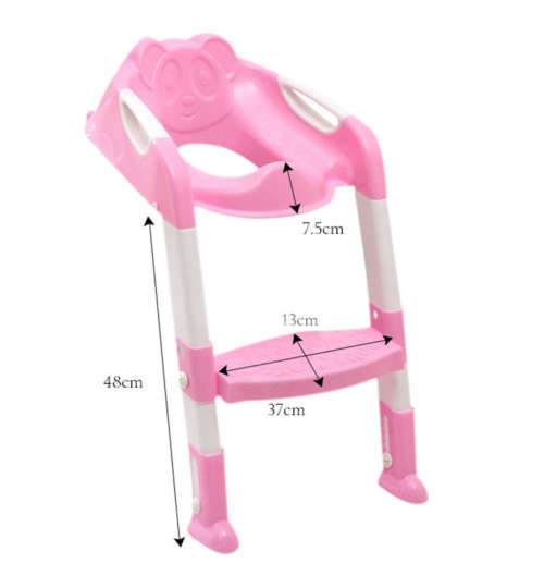 Kids Potty Training Toilet Ladder Portable Folding Chair Adjustable Step Stool Ladder for Baby