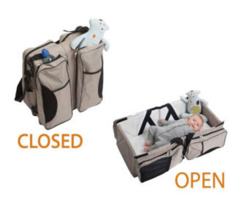 2-in-1 Baby Travel Bag
