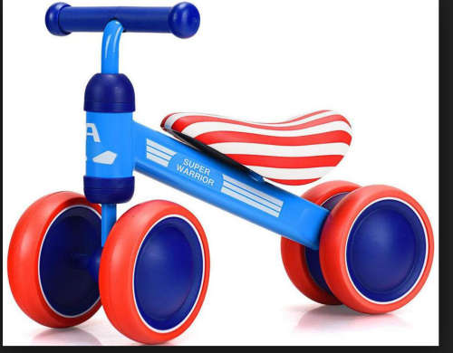 Baby Balance Bike Learn To Walk No Foot Pedal Riding Toy (RED & BLUE)(PINK)(GREEN  GREY)