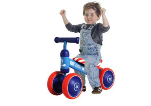 Baby Balance Bike Learn To Walk No Foot Pedal Riding Toy (RED & BLUE)(PINK)(GREEN  GREY)
