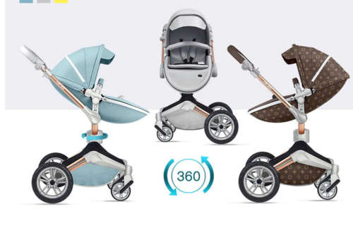 Baby Stroller Hot Mom Baby Carriage with Bassinet Combo