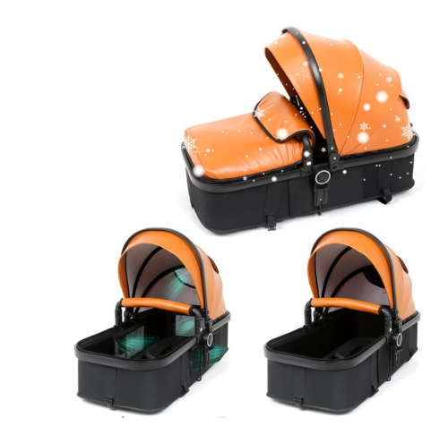 *New 2019 * Baby Stroller /Pram3 in 1 stroller PU leather camarell Belecoo Brand