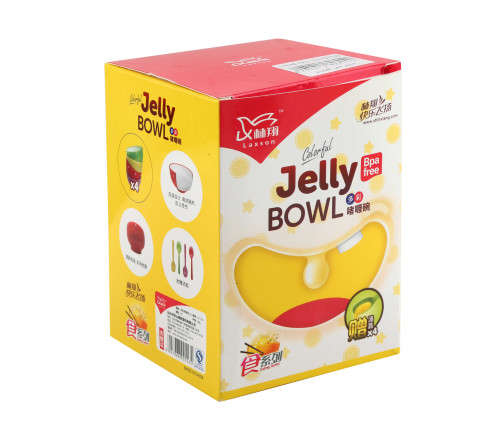 Jelly Bowls Set of 4 Colorful Bowl