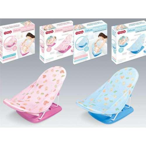 iBaby Deluxe Baby Bather 3 Positions- Pink & Blue