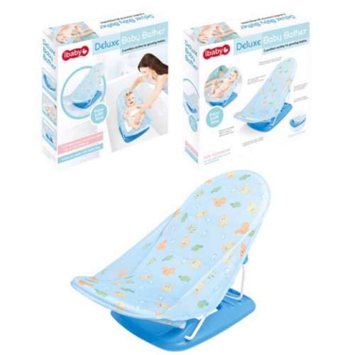 iBaby Deluxe Baby Bather 3 Positions- Pink & Blue