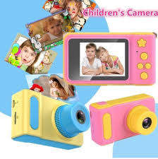 NEW*Children's mini digital camera 2 inch cartoon cute game camera toy children's birthday gift bab