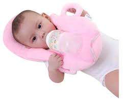 BABY BOTTLE HOLDER pink/mint green