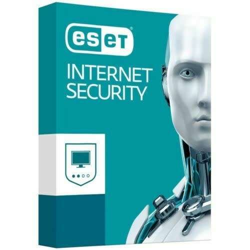 ESET INTERNET SECURITY MAC or PC  - 3 Device for 1 Year - Key - No CD