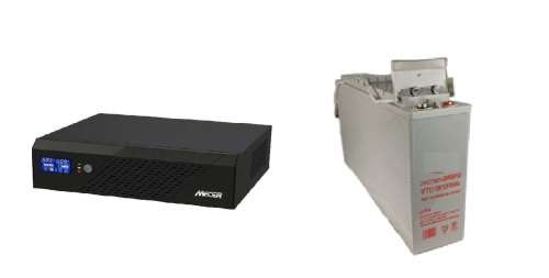 Mecer 1200VA 720W 12V Inverter with 12v / 200Ah GEL Battery  Combo - loadshed solution DIY
