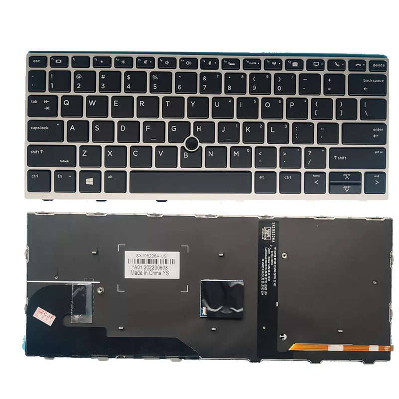 HP Elitebook 730 G5 735 G5 830 G5 836 G5 Backlit Replacement Keyboard