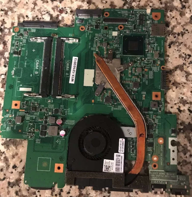Dell latitude 3330 laptop  celeron Motherboard with celeron 1.5ghz cpu and fan included