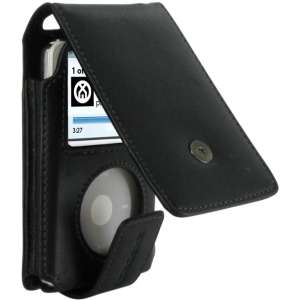 iPod Classic 160GB Black Leather Case