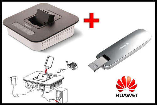 Huawei D105 Wireless 3G Router + Huawei e367 modem