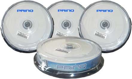 PrinQ Blu Ray Disc 25GB 4x Inkjet Printable 10 Pack Spindle