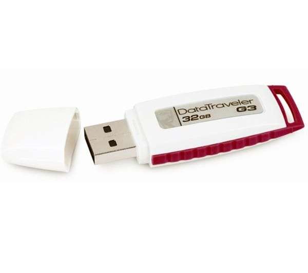 KINGSTON 32GB USB 2.0 DataTraveler I Gen 3 White/Red