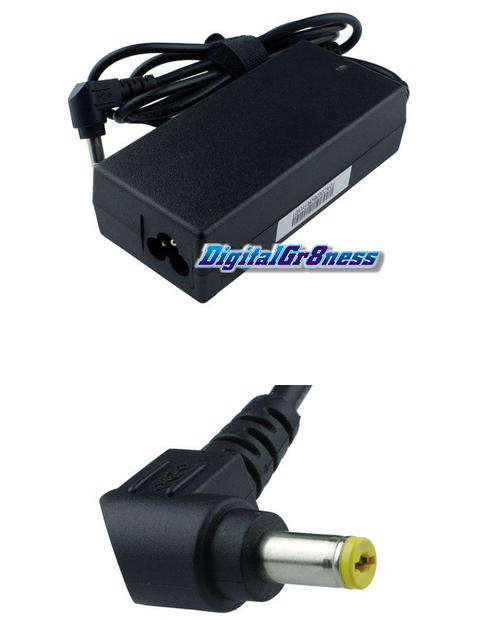 Acer Aspire 5810T 5920 Acer Extensa 5620 Acer TravelMate 7720 19V 3.42A 65W AC Adaptor