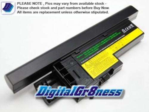 IBM THINKPAD X60S 2507 X61S/LENOVO THINKPAD X60S - 14.4V - 4600MAH - REPLACEMENT LAPTOP BATTERY