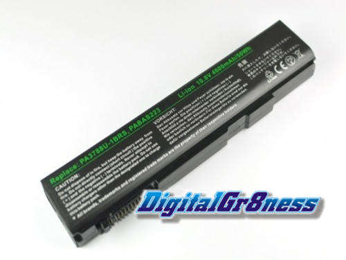 TOSHIBA DYNABOOK B450/SATELLITE PRO S500/TECRA A11 M11 S11  - 10.8V - 5100MAH - LAPTOP BATTERY