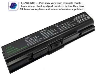 TOSHIBA DYNABOOK/EQUIUM/SATELLITE PRO - 10.8V - 4600MAH - REPLACEMENT LAPTOP BATTERY
