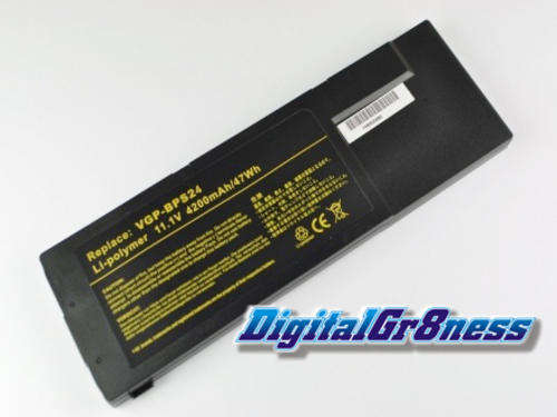 SONY VAIO VPC-SB1V9E VPC-SB49FJ  VPC-SD1S2C - 11.1V - 4200MAH - REPLACEMENT LAPTOP BATTERY