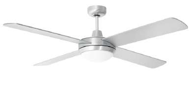 Goldair 52" 4 Blade 1 Light Ceiling Fan with Remote