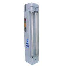 Rechargable florescent lamp for camping power outrages etc