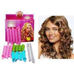 3 ON AUCTION!!!18 Pcs DIY Magic Hair Curlers Curl Spiral Ringlets Leverage Rollers