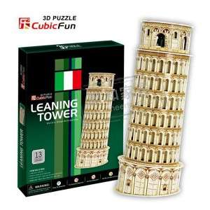 10 ON AUCTION!!!Big Size LEANING TOWER 3D World's Great Architecture Puzzle Home Decoration
