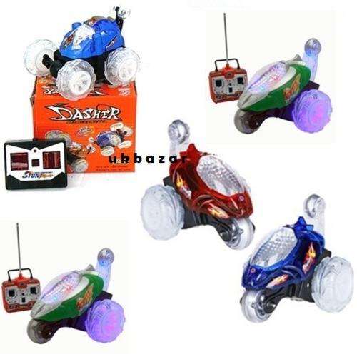 2 ON AUCTION!!1Dasher Somersault Vehicle 360 Twister Electric Remote Radio controlledStunt Car