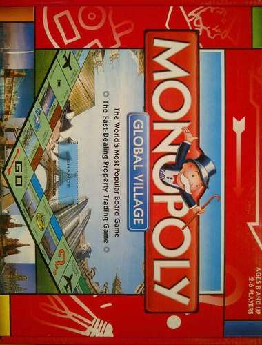 5 ON AUCTION!!!GLOBAL VILLAGE MONOPOLY BOARD GAME - FOR HOURS OF FUN
