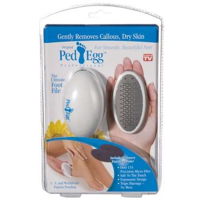 10 ON AUCTION!!!Ped Egg& gently removes calluses & dead skin