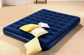 1 ON AUCTIONS !!! Flocked Air Bed - Double (192 x 137 x 23cm)
