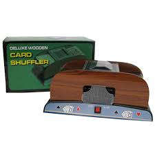 2 ON AUCTIONS !!! Deluxe Wooden Card Shuffler