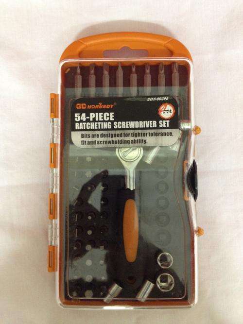 1 ON AUCTIONS !!! 54 Piece Ratcheting Screwdriver Set