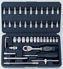2 ON AUCTIONS !!! 46 Piece 1/4" Drive Multi Lock Socket Set {Brand new}