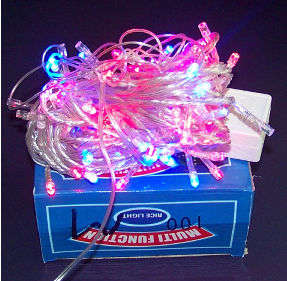 *** 10 HOT ITEM *** Rice Lights 10m (pink / White/purple/multi color string lights) 100 light