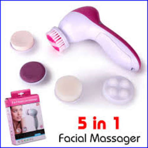 2 ON AUCTIONS !!! 5 in 1 beauty massager ( pink, blue )